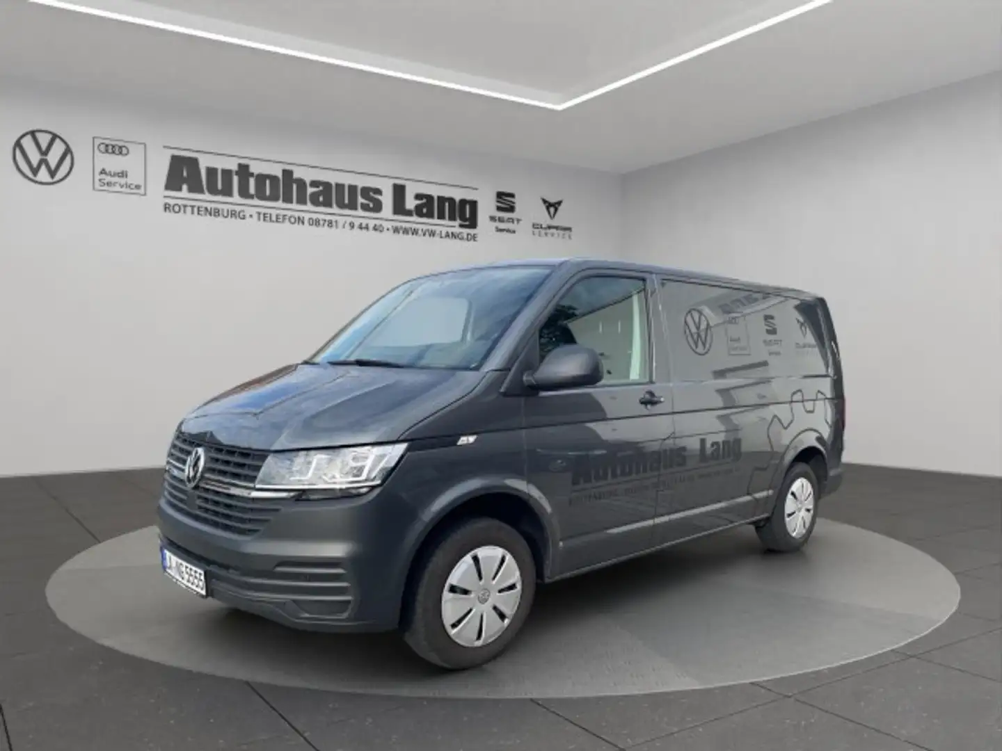 Volkswagen T6.1 Transporter 2.0 TDI Kasten L1H1 PDC Hecktüren DAB+ Klima FWD Grau - 2
