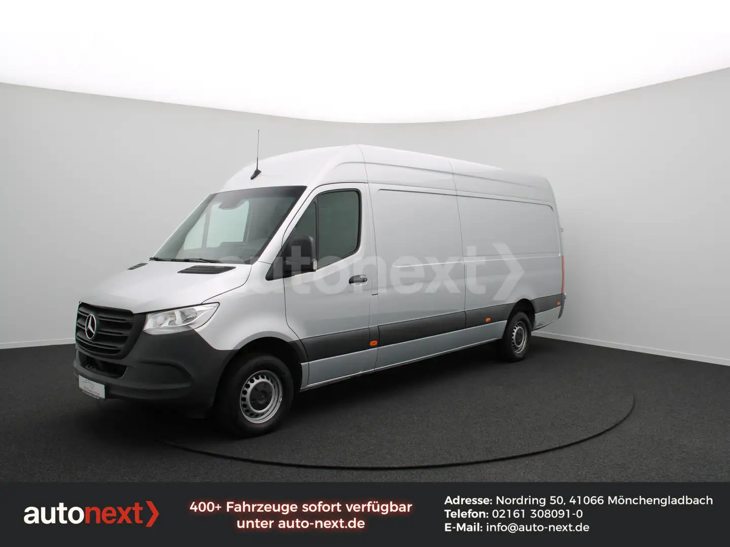 Mercedes-Benz Sprinter 317 Automatik MAXI+ AHK 3,5t (0452) Silber - 1