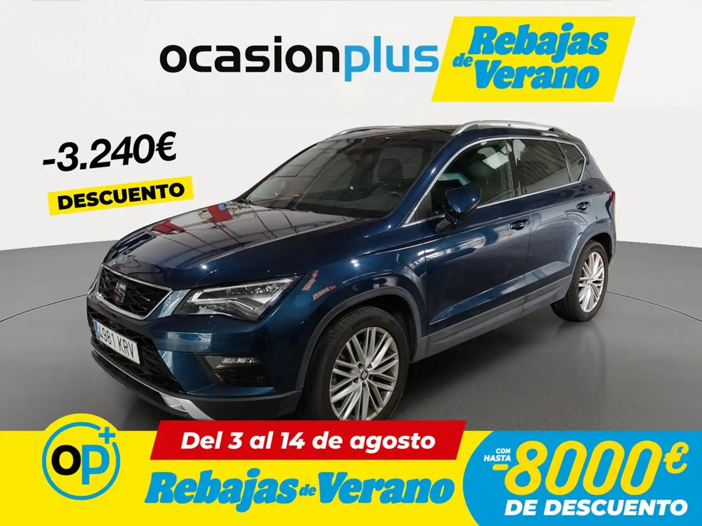 SEAT Ateca 2.0 EcoTSI S&S Xcellence 4Drive DSG7 Azul - 1