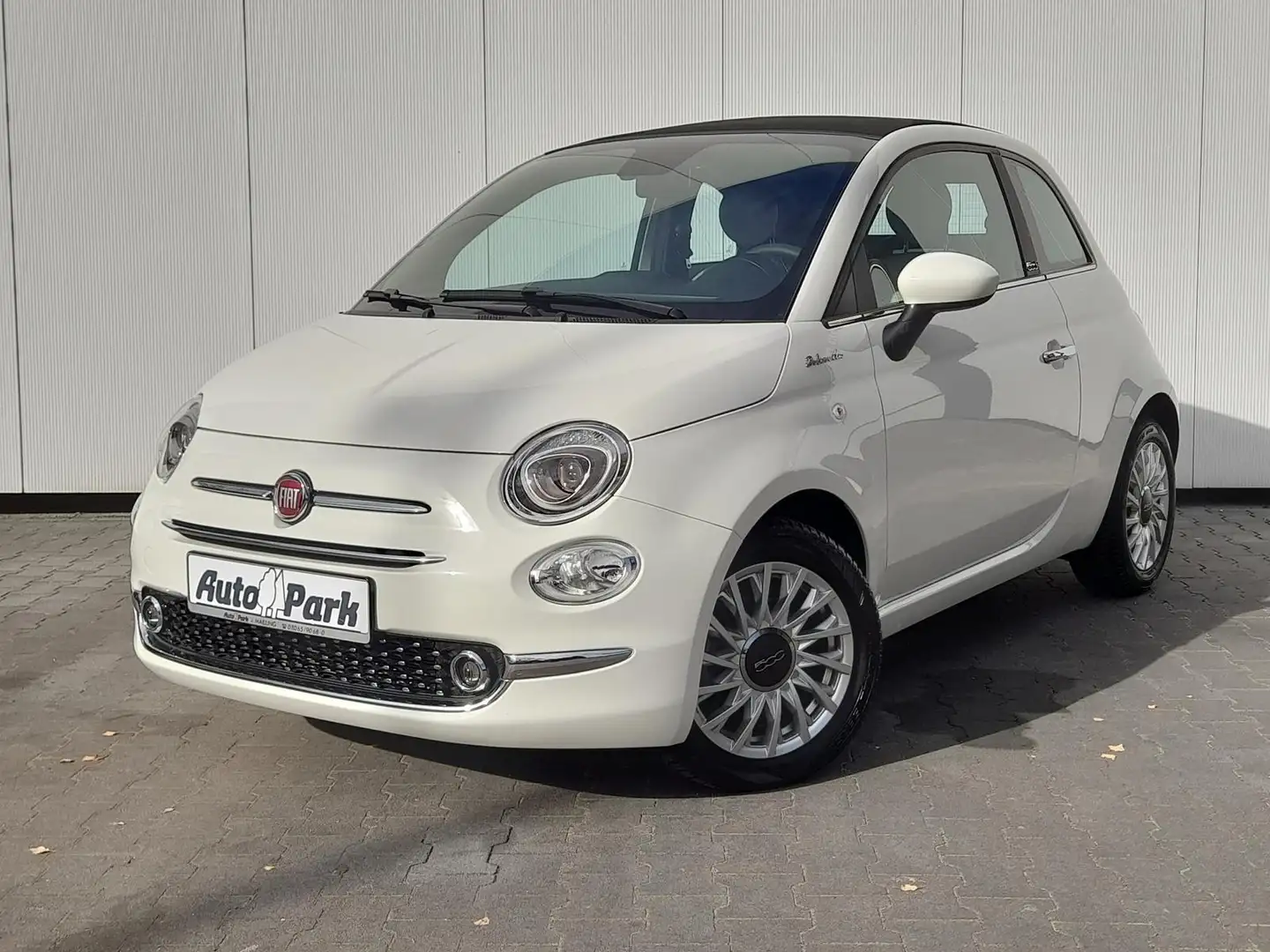 Fiat 500C 500 Cabrio Dolcevita Hybrid NAVI/APP~PDC~DAB~ALU Wit - 2