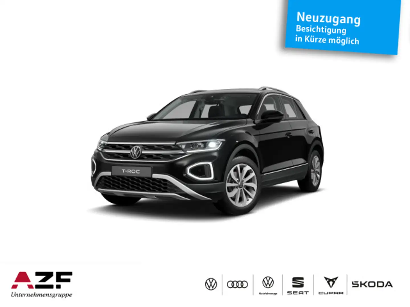 Volkswagen T-Roc Style 1.5 l TSI OPF 110 kW (150 PS) 7-Gang Schwarz - 1