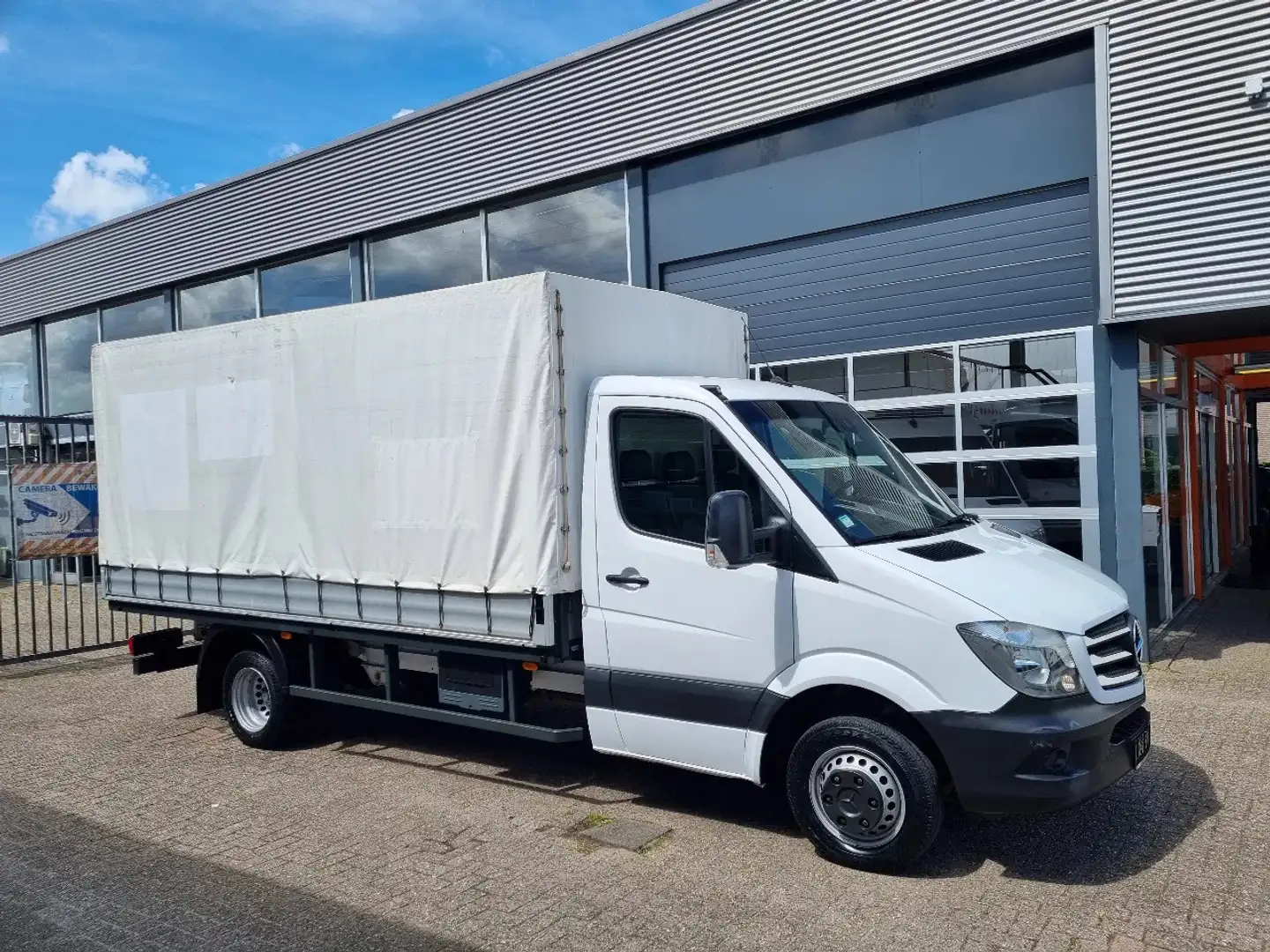 Mercedes-Benz Sprinter 514 CDI/ Huifzeil/ Airco/ EURO 6 Weiß - 1