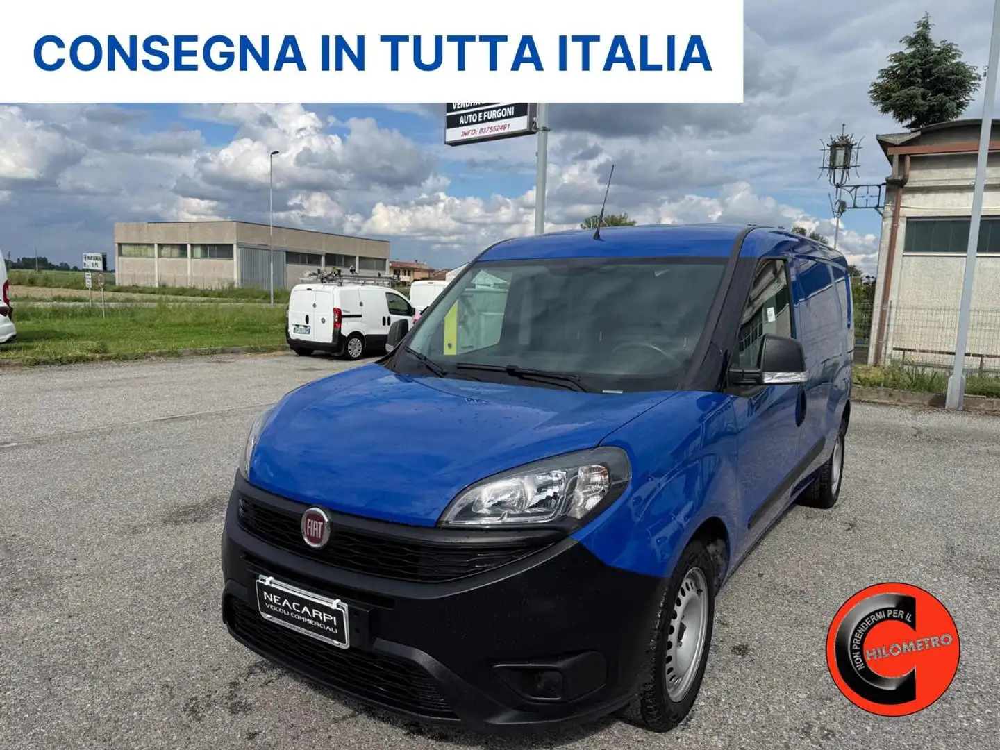 Fiat Doblo 1.4 N.P(PL-TN-L2H1)CARGO MAXI-BENZINA METANO+IVA22 Blu/Azzurro - 1