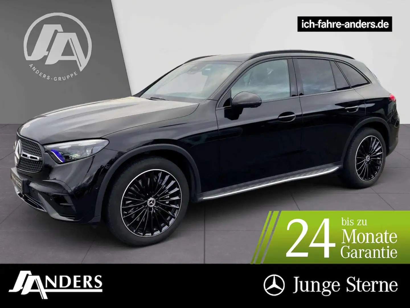 Mercedes-Benz GLC 300 4M AMG+MBUX+Night+360°+AHK+Memo+DIGITAL Schwarz - 1