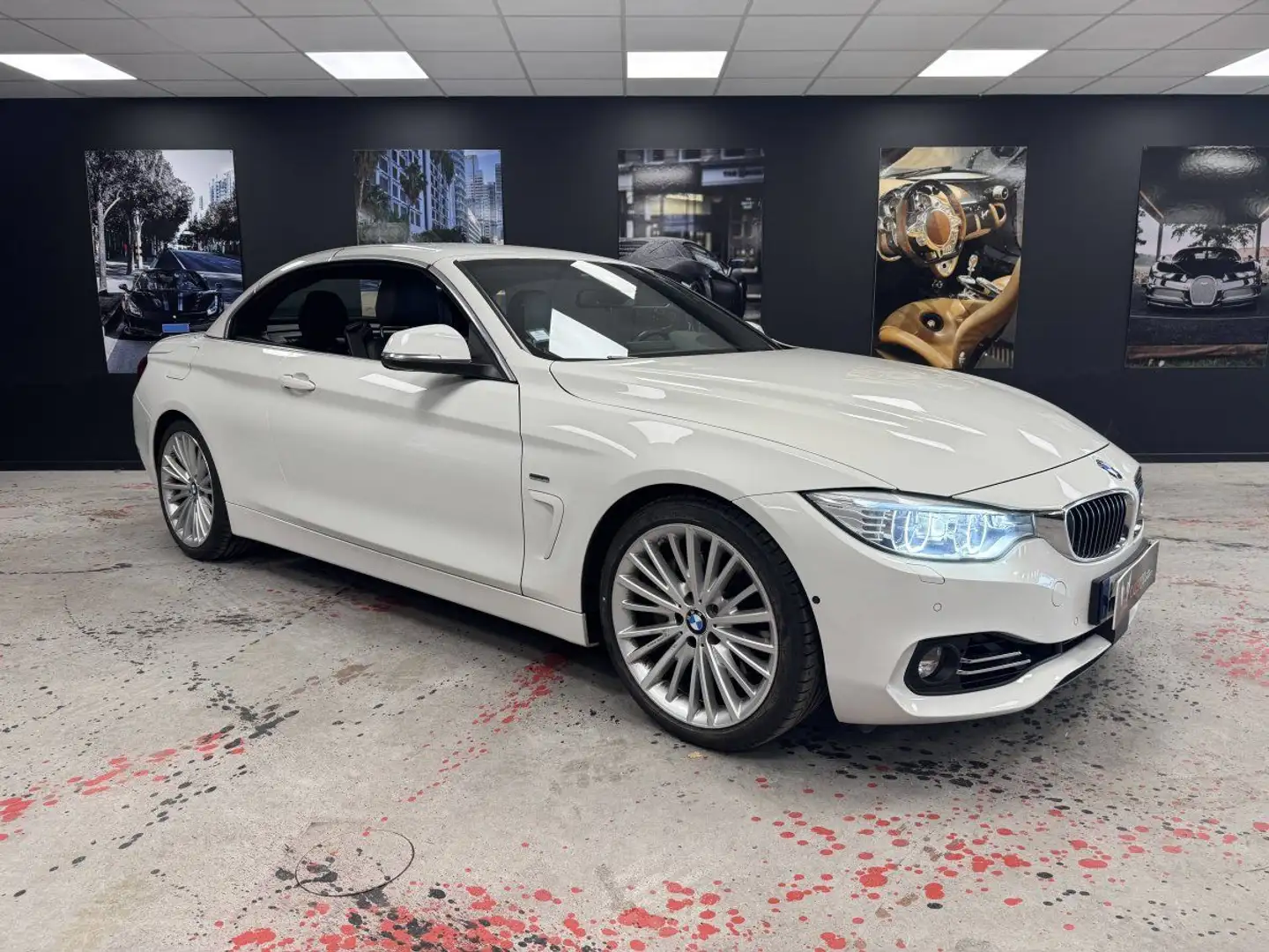 BMW 435 Cabriolet I (F33) 435i 306ch Luxury Weiß - 2