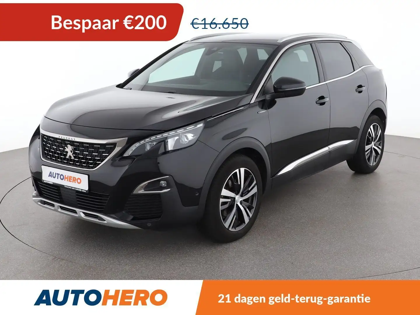 Peugeot 3008 1.2 PureTech GT Zwart - 1