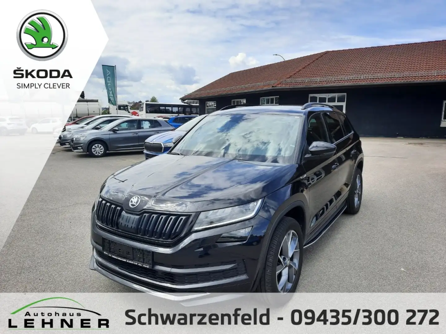 Skoda Kodiaq SPORTLINE TD147/2.0A7A Sitzheizung vo&hi+Sportline Zwart - 1