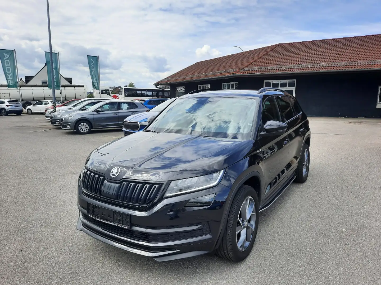 Skoda Kodiaq SPORTLINE TD147/2.0A7A Sitzheizung vo&hi+Sportline Zwart - 2