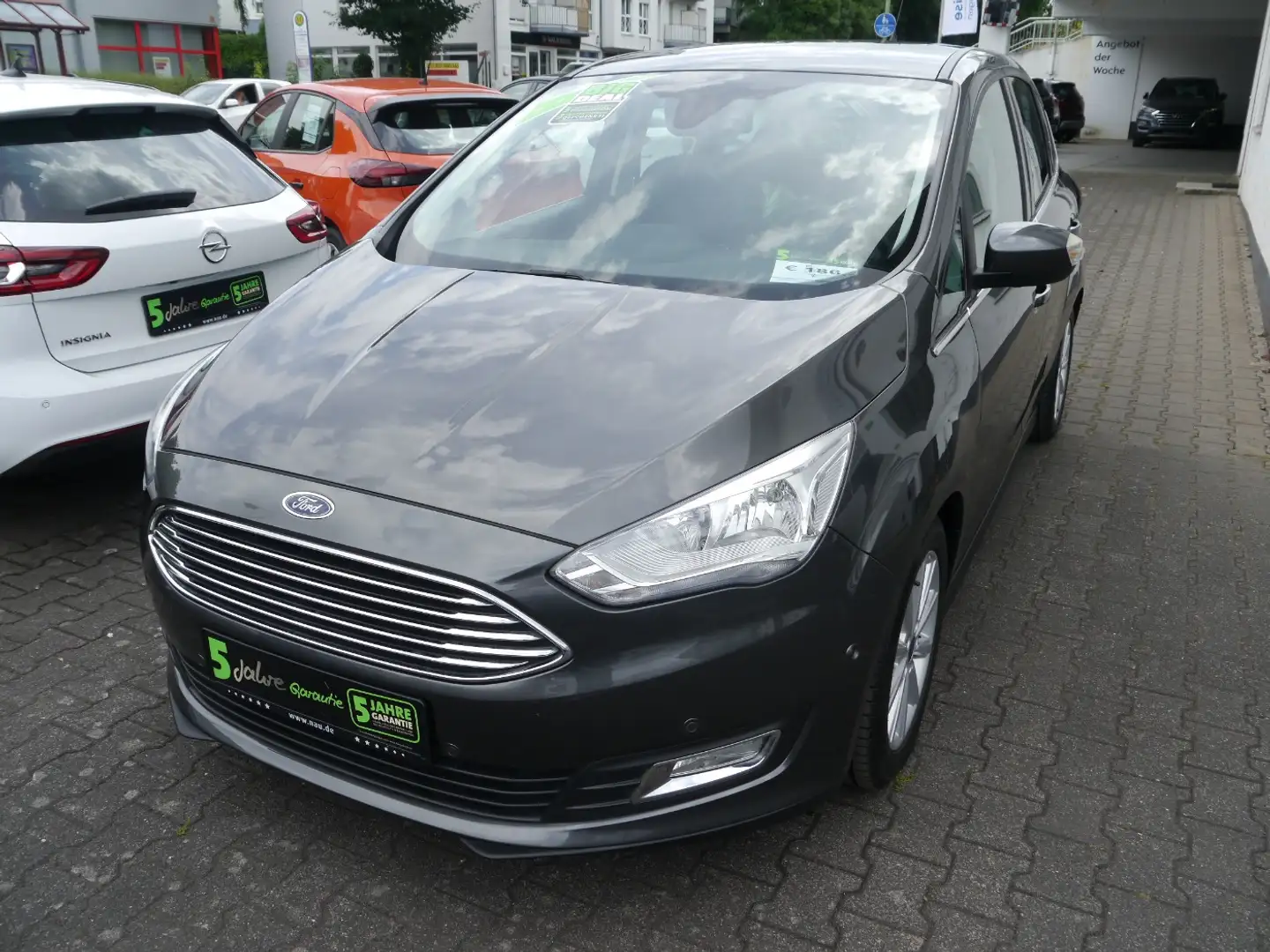 Ford C-Max 1.0 Eco Boost Titanium Inkl. Big Deal Grijs - 2