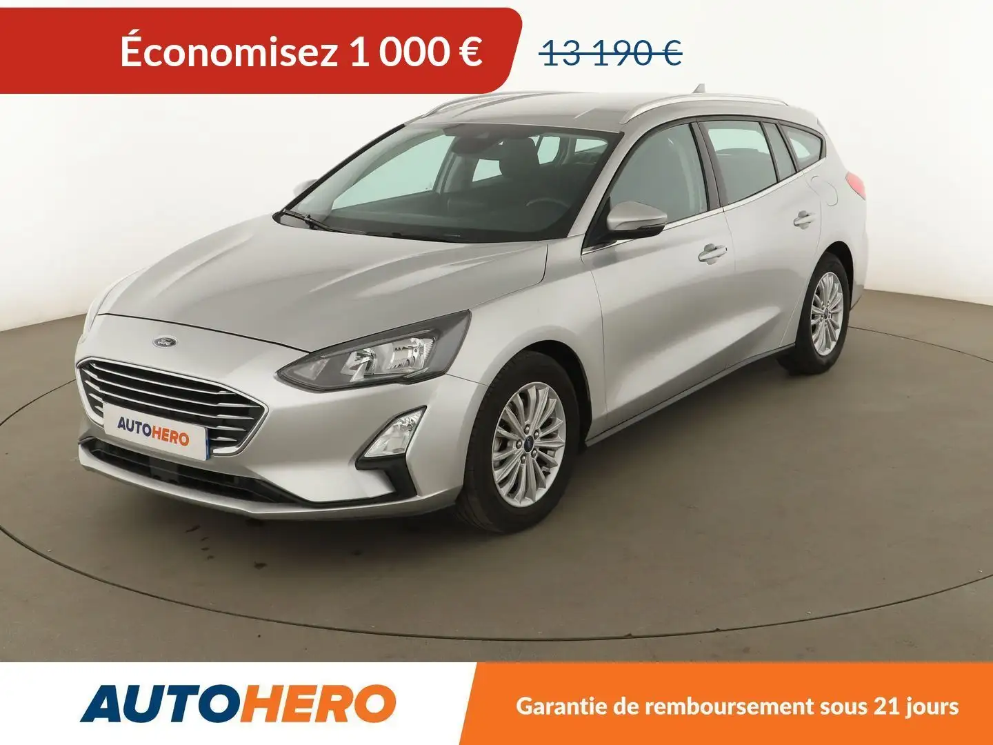 Ford Focus SW 1.0 EcoBoost Titanium Gris - 1