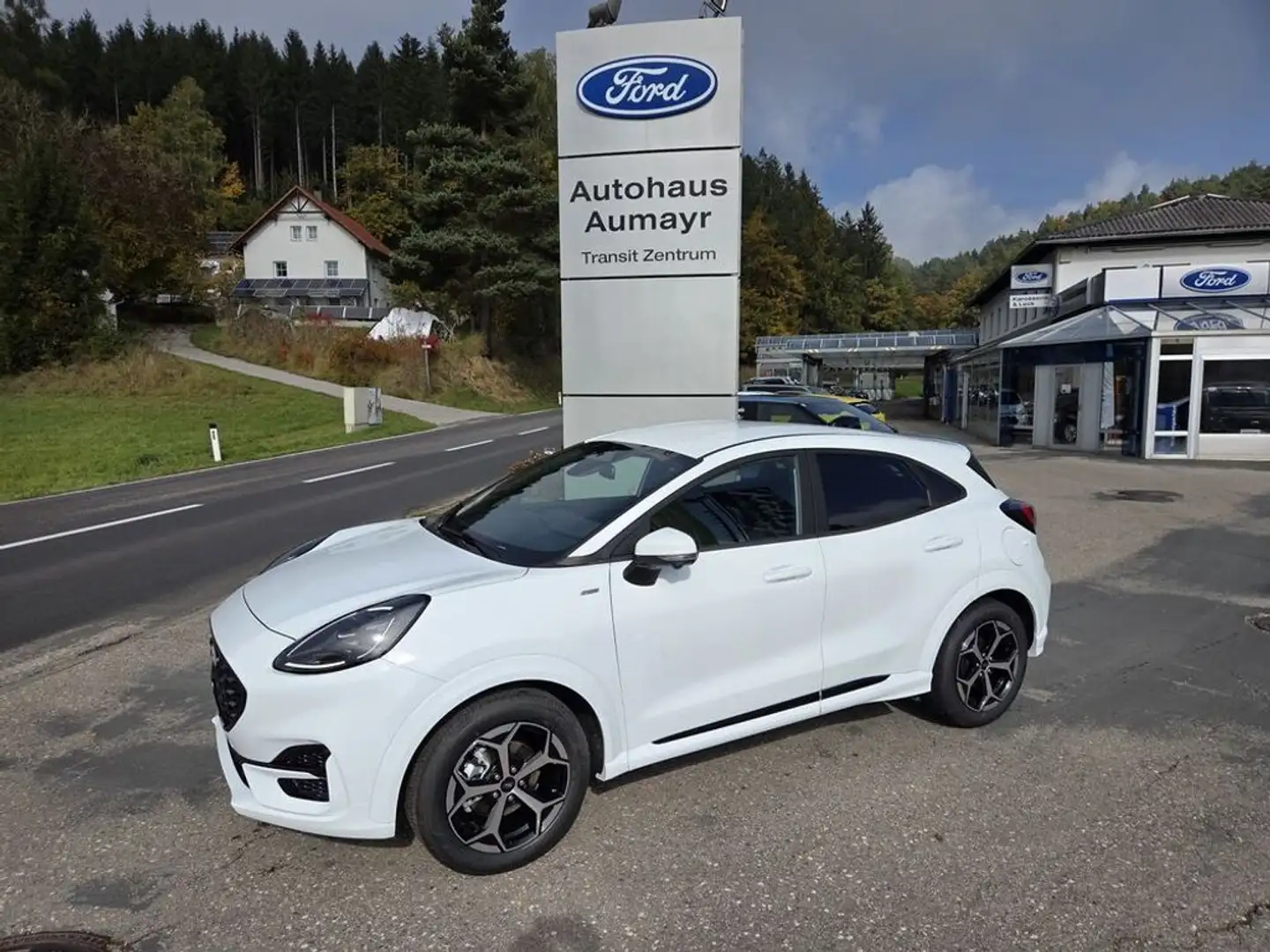 Ford Puma 1,0 EcoBoost Hybrid ST-Line Aut. Blanc - 2