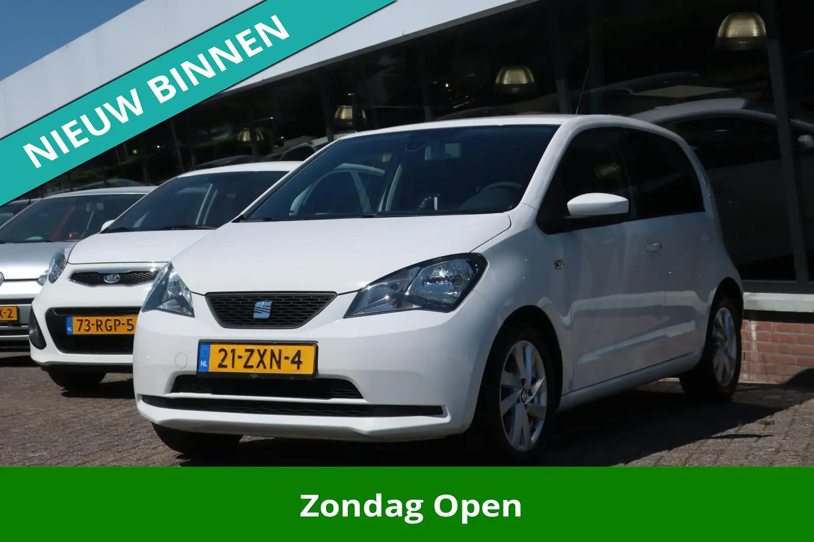 SEAT Mii 1.0 Style AIRCO_NAVI_LMV_DOH_NAP. Wit - 1