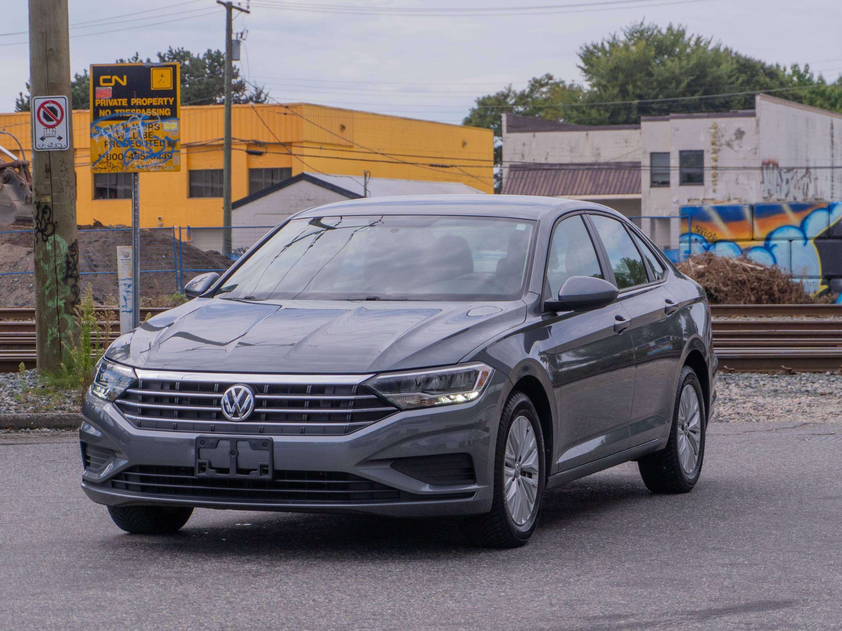 Gray 2019 Volkswagen Jetta Sedan  8-Speed Automatic