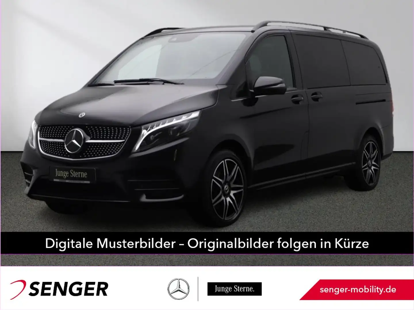 Mercedes-Benz V 300 d Edition Exclusive 4x4 lang AMG Pano 360° Noir - 1