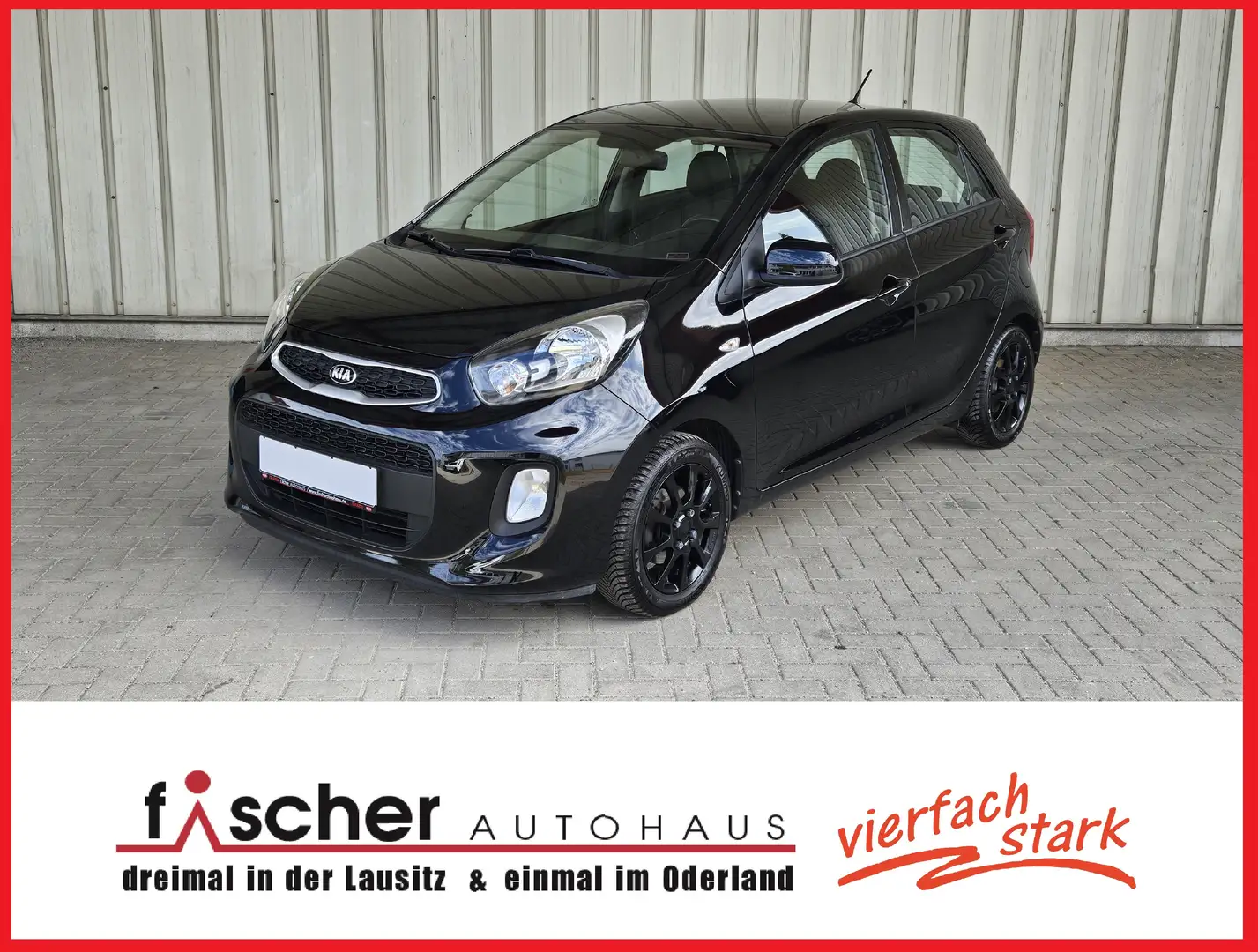 Kia Picanto 1.0 Sensation Zwart - 1