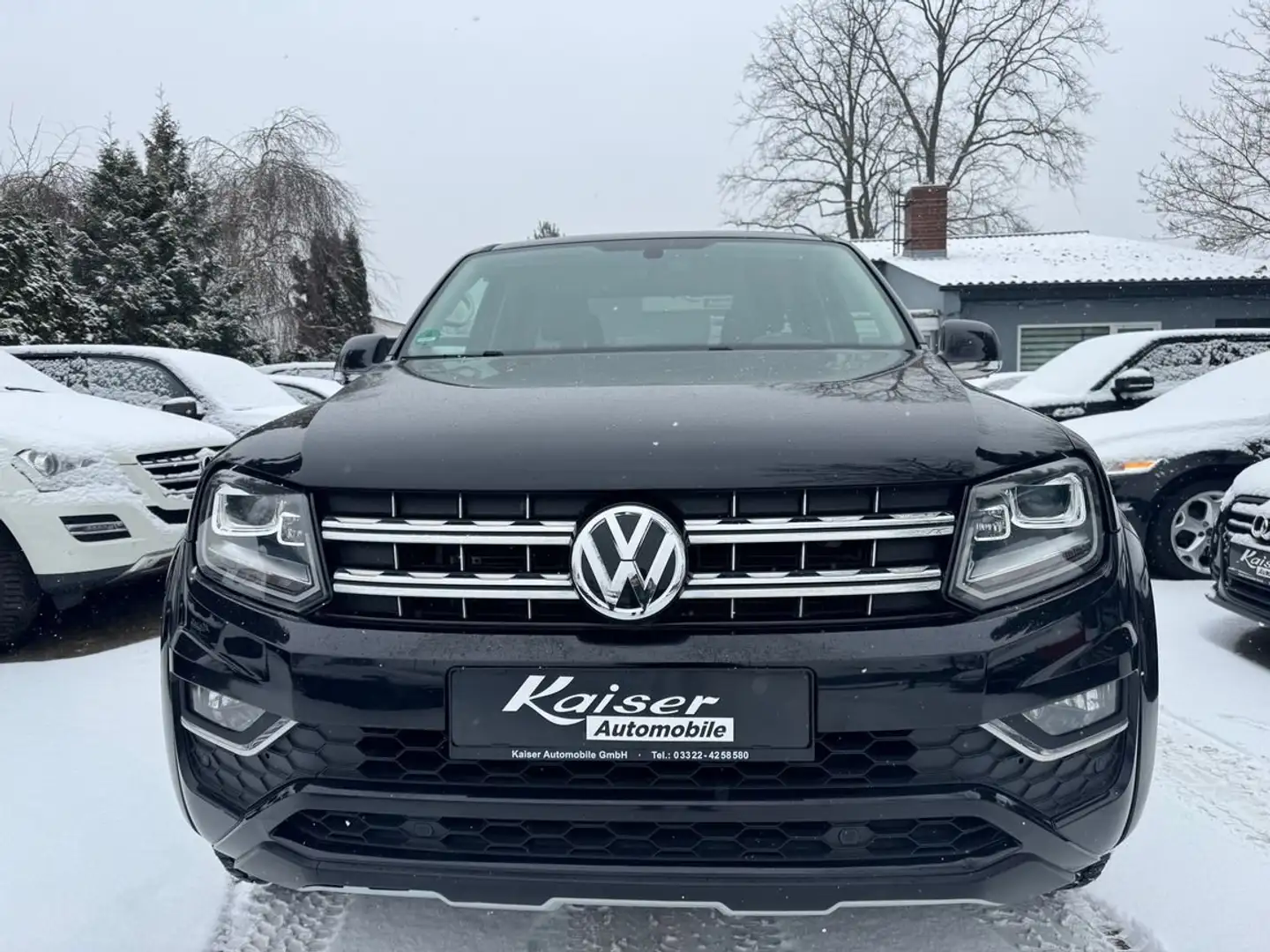 Volkswagen Amarok Highline (LKW Zulassung)4Motion-1.Besitz-MwSt-AHK Schwarz - 2