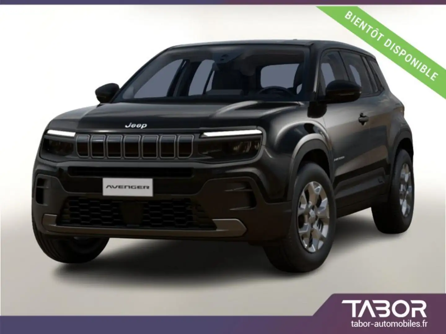 Jeep Avenger 1.2 MHEV 110 DTC Longitude LED PDC Noir - 1