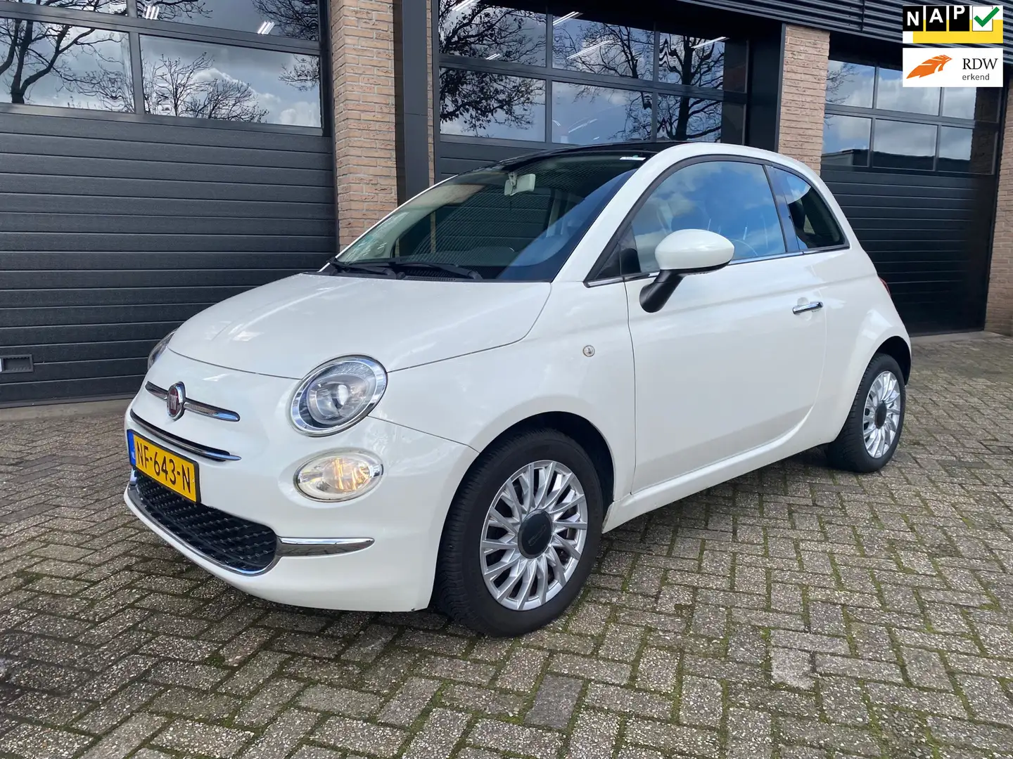 Fiat 500 0.9 TwinAir Turbo Sport Blanc - 1