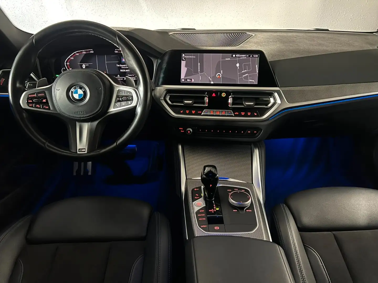 BMW 430 i M SPORT/LED/KAMERA/DAB/ACC/AMBI+/LIVE PROF Schwarz - 2