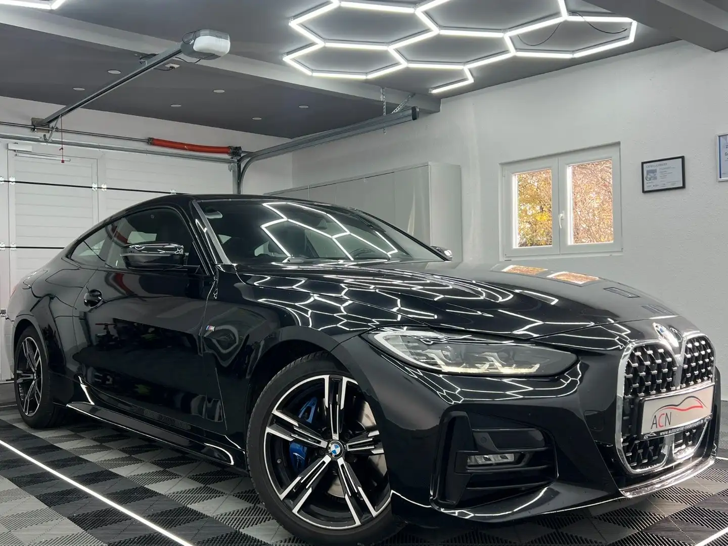 BMW 430 i M SPORT/LED/KAMERA/DAB/ACC/AMBI+/LIVE PROF Schwarz - 1