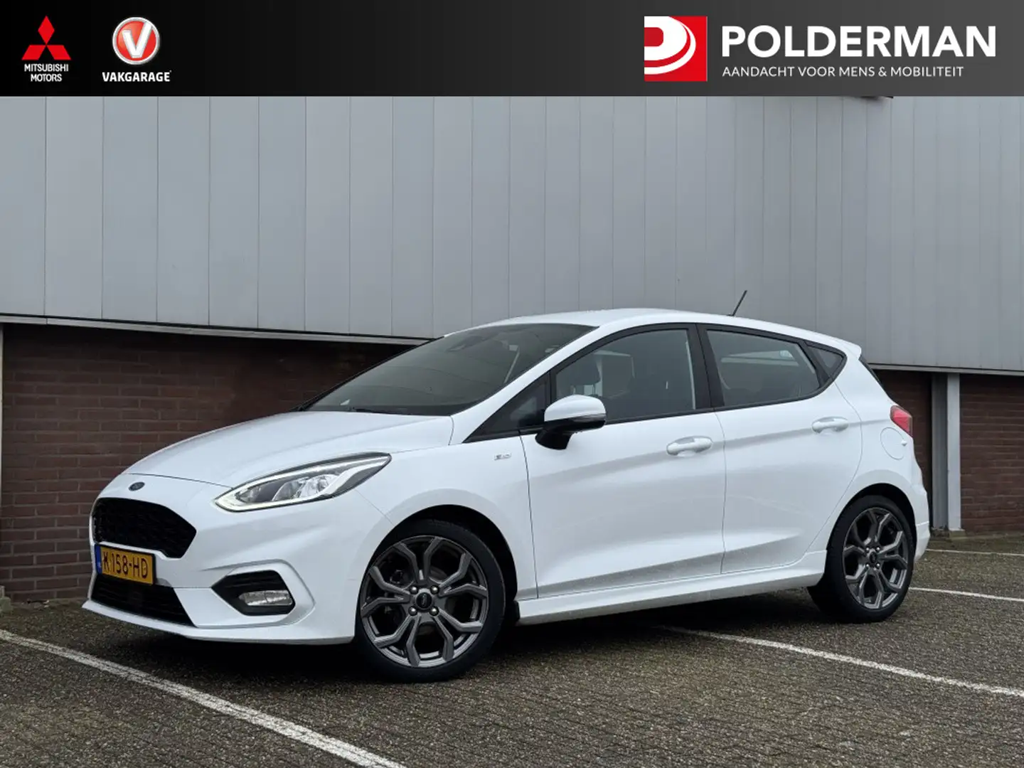 Ford Fiesta Automaat 1.0 EcoB. ST-Line Blanc - 1