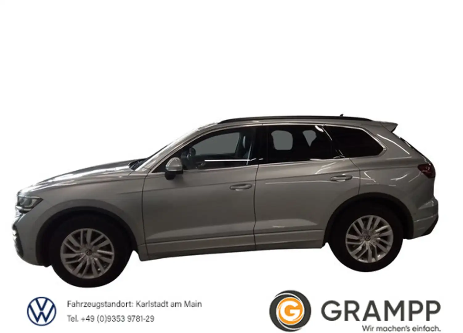 Volkswagen Touareg Elegance 3.0TSI +LUFT+AHK+KAMERA+MEMORY+ Silber - 1