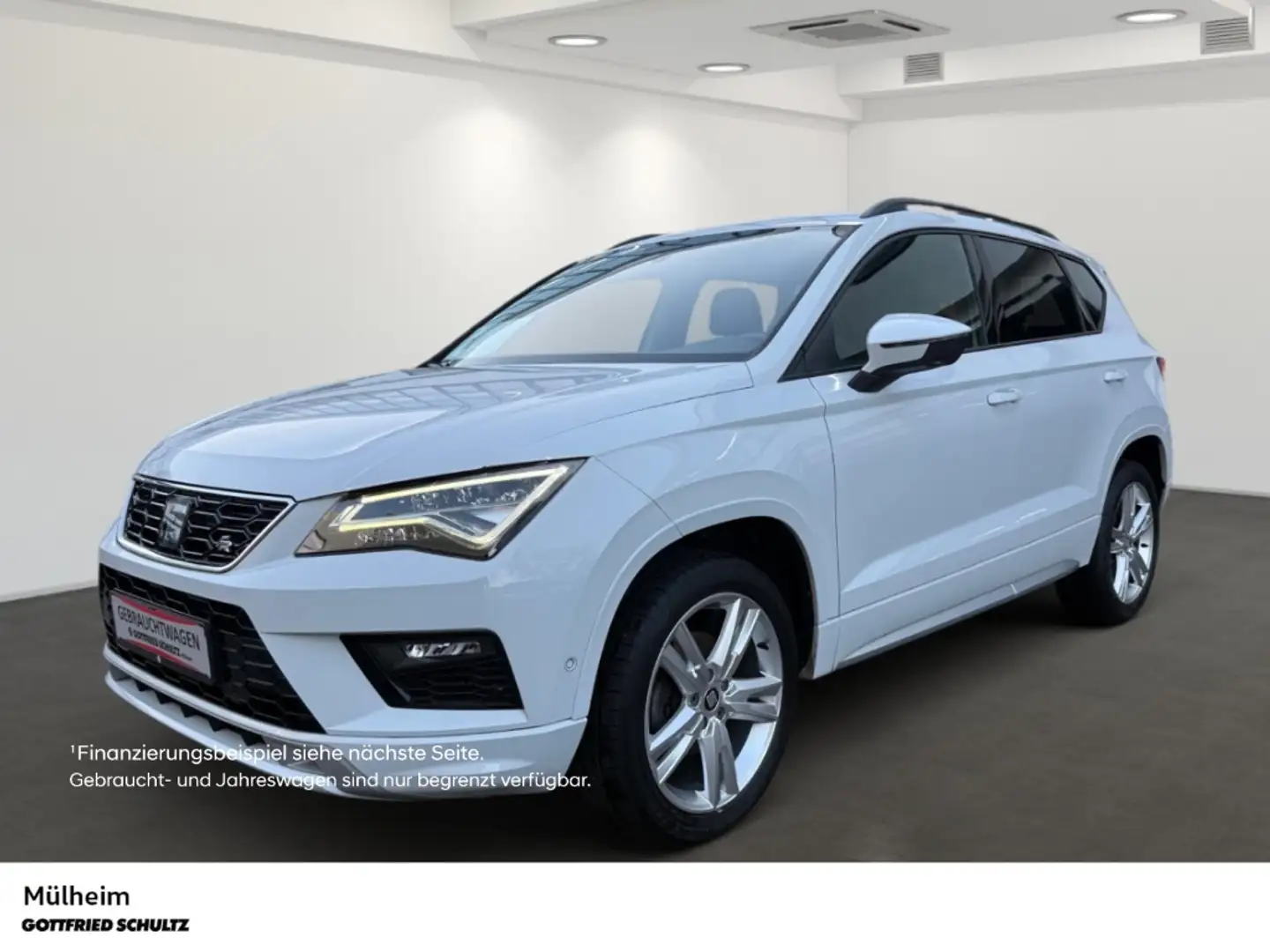 SEAT Ateca 1.5 TSI LED NAV KAMERA TEMPOMAT FR Weiß - 1