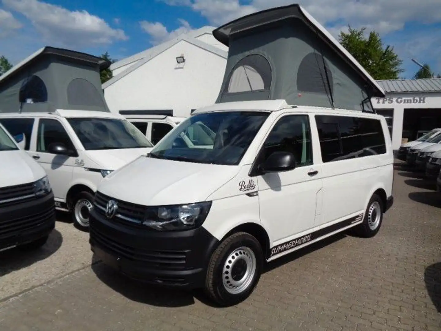 Volkswagen T6 Wohnmobil/Summermobil mit Aufstelldach Blanc - 1