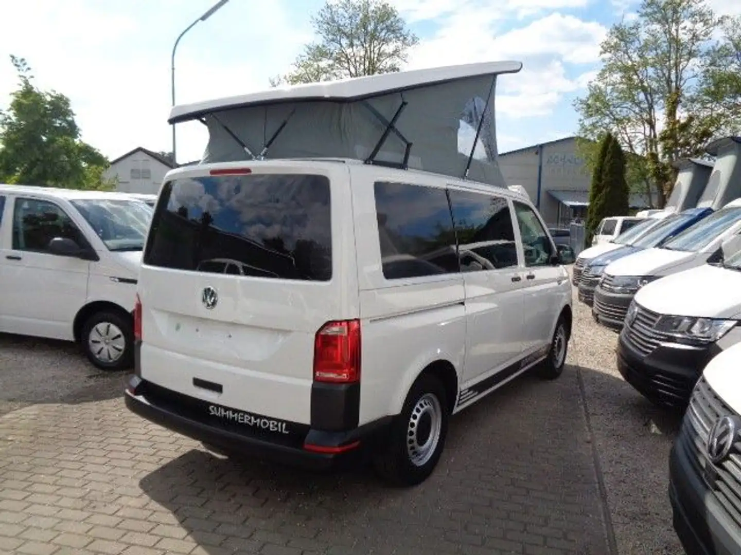 Volkswagen T6 Wohnmobil/Summermobil mit Aufstelldach Blanc - 2