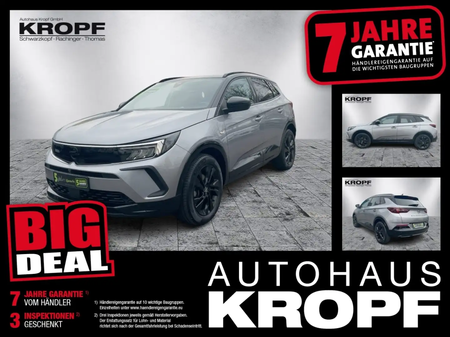 Opel Grandland 1.5 D GS Line **FLA 360 SpurH ** Gris - 1