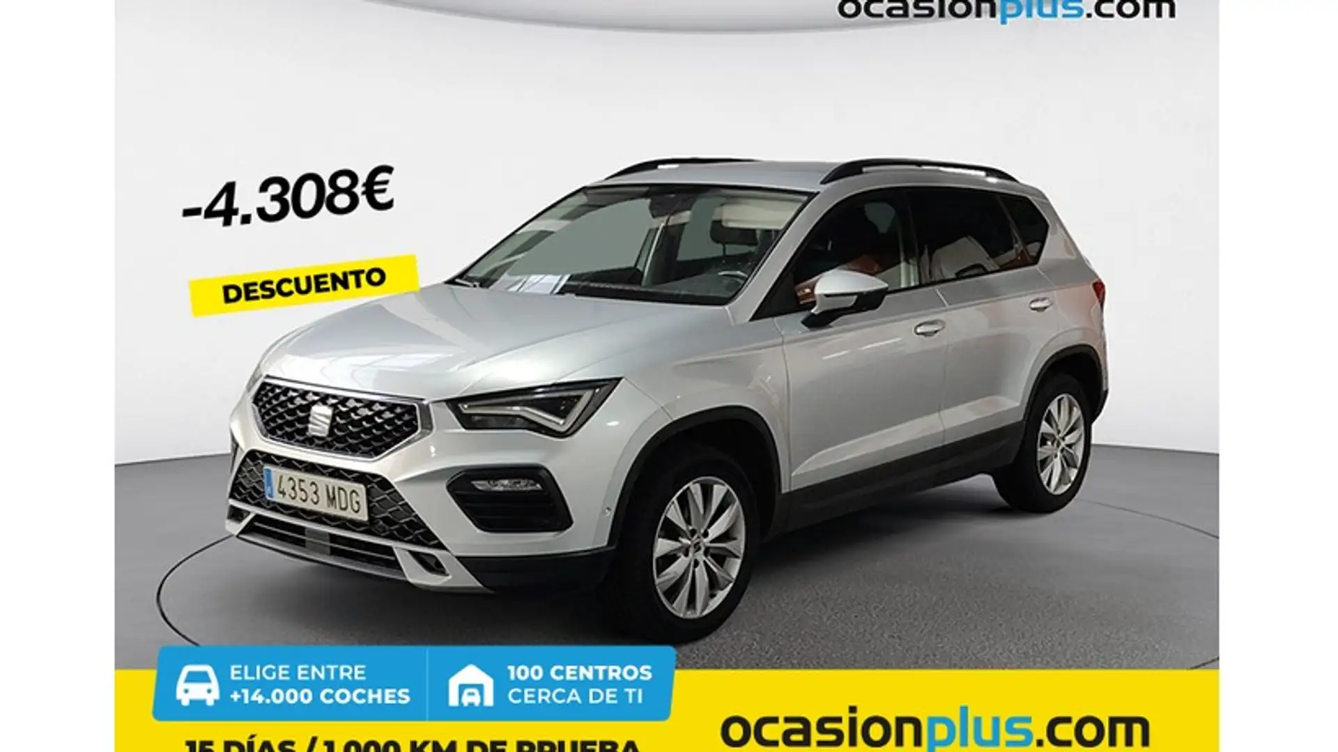 SEAT Ateca 1.5 EcoTSI S&S Style XM Silber - 1