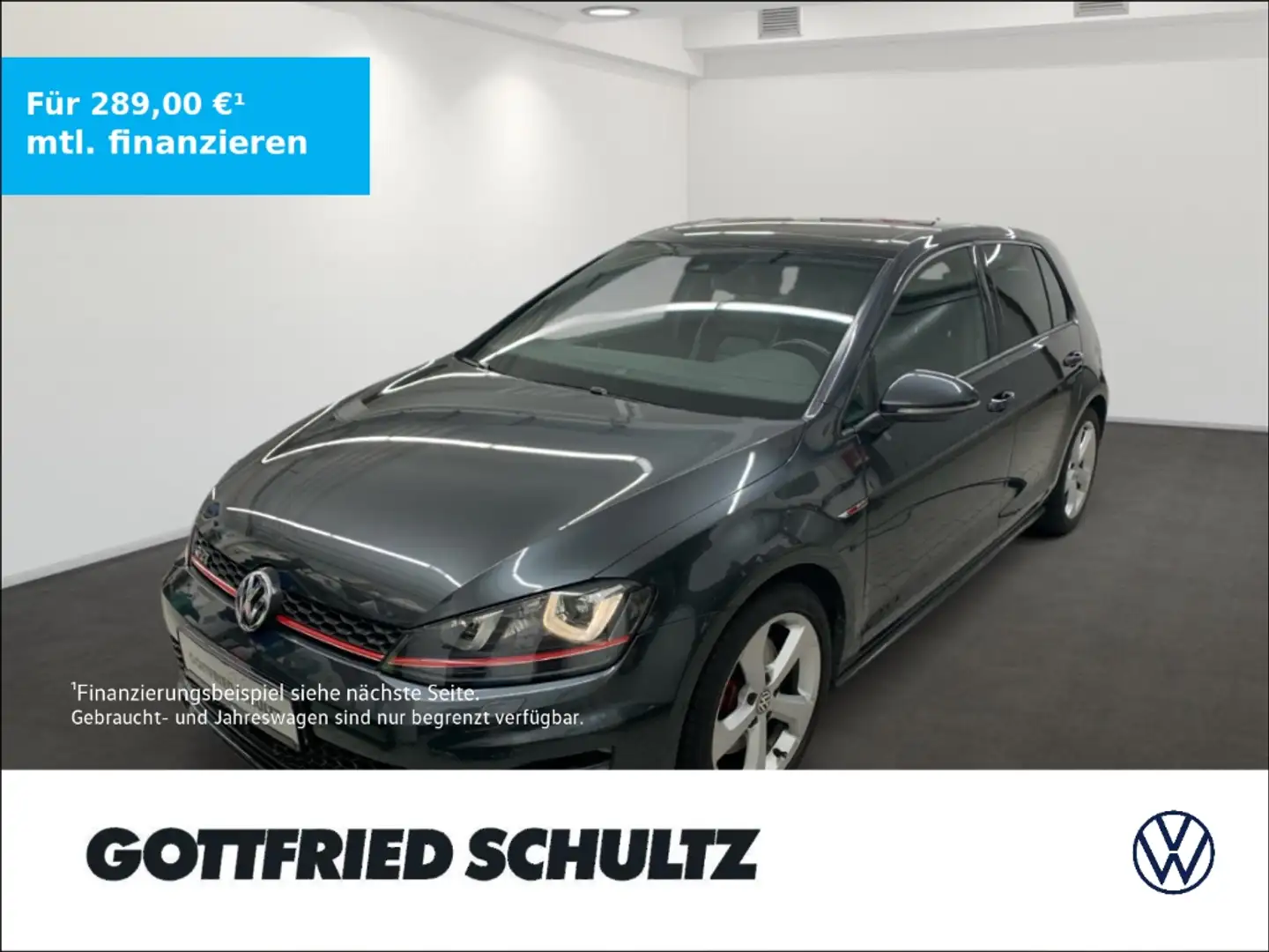 Volkswagen Golf GTI 2.0 TSI DSG Leder Pano AHK Navi Gris - 1