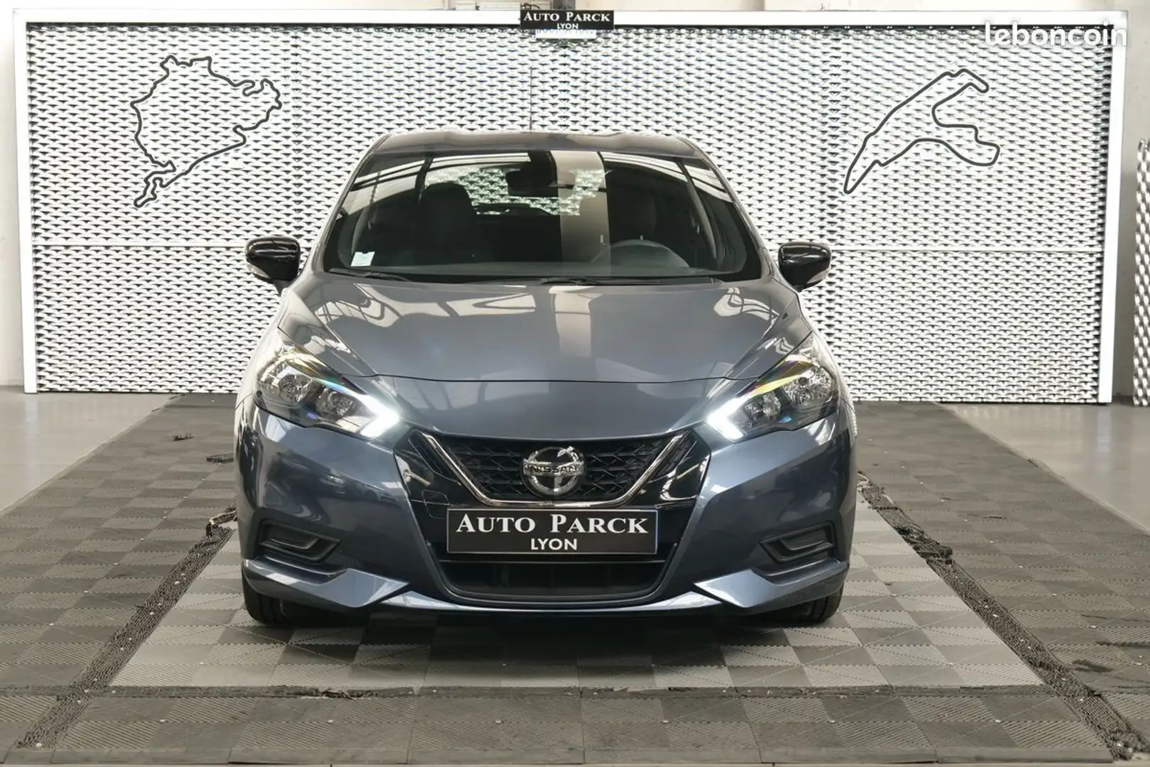 Nissan Micra ig-t 92ch xtronic enigma 1ere main francais gps cl Gris - 2