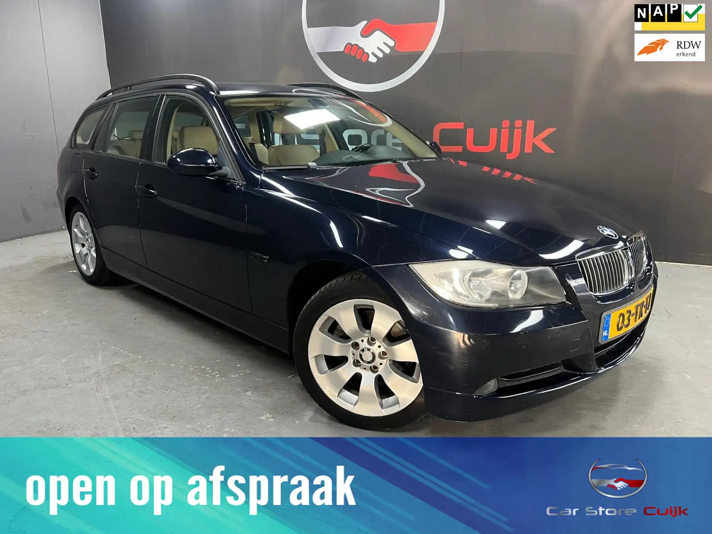 BMW 318 3-serie Touring 318i Business Line | Leder | Navi Blauw - 1