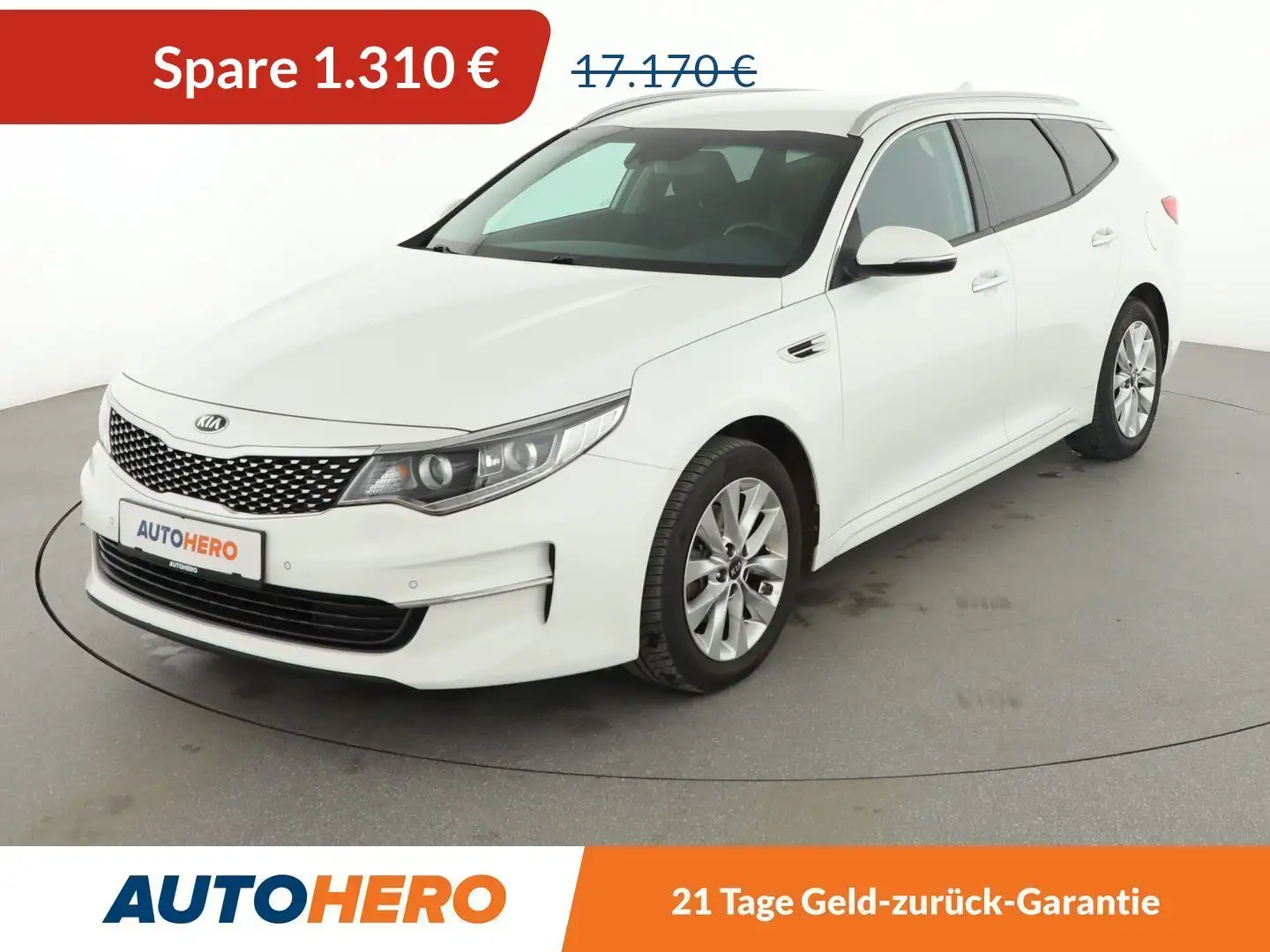 Kia Optima 1.7 CRDi Vision Aut*NAVI*TEMPO*CAM*PDC*SHZ* Weiß - 1