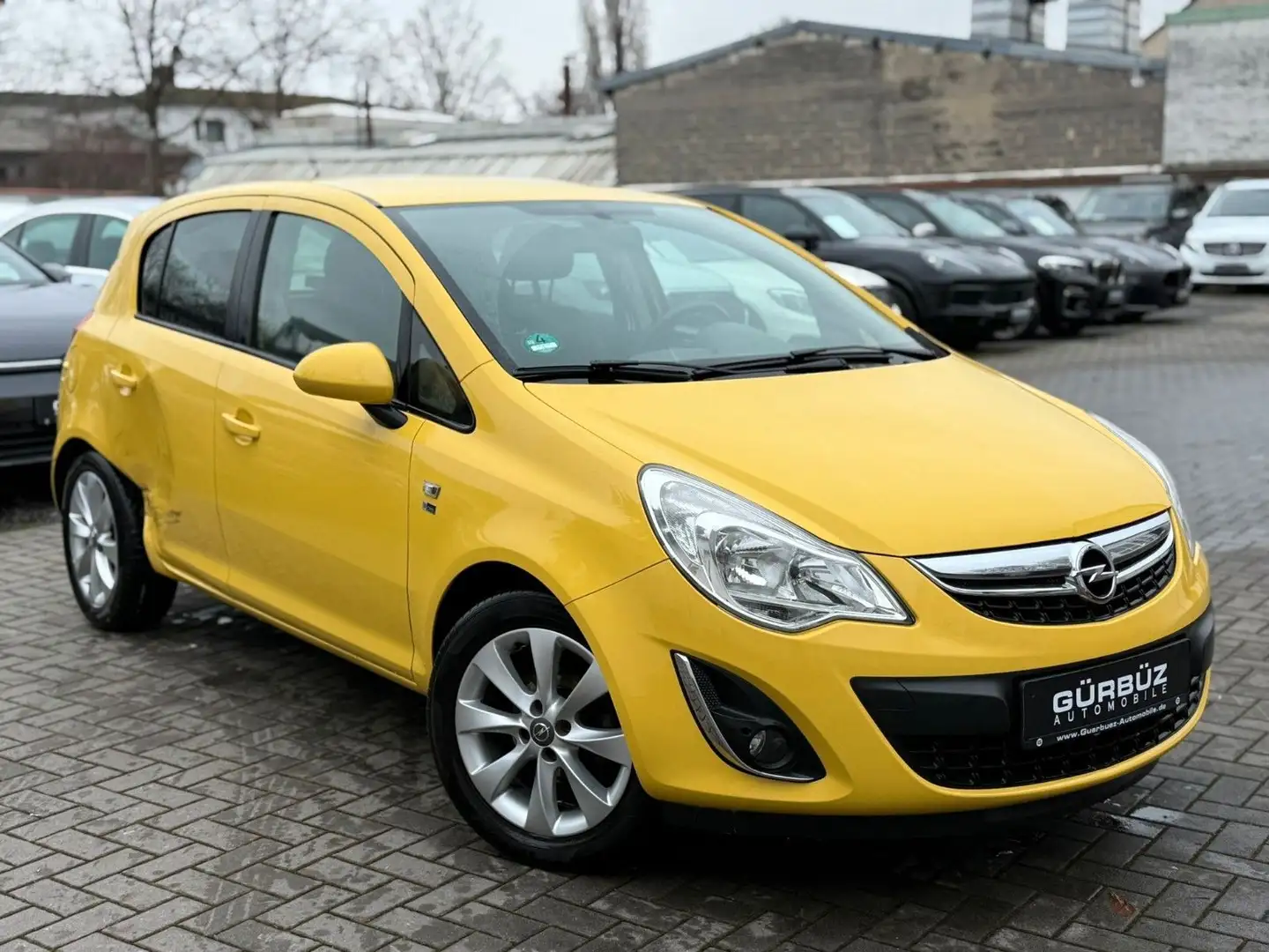 Opel Corsa D 150 Jahre Opel*Szhz*TÜV*8Fach Gelb - 1