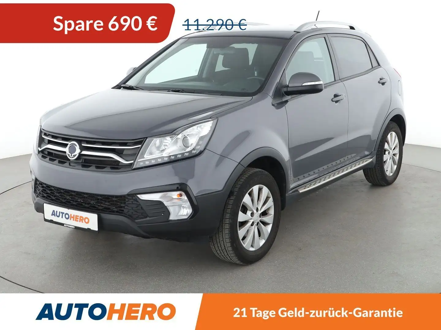SsangYong Korando 2.0 Quartz 4x2*NAVI*CAM*PDC*SHZ*ALU* Grau - 1