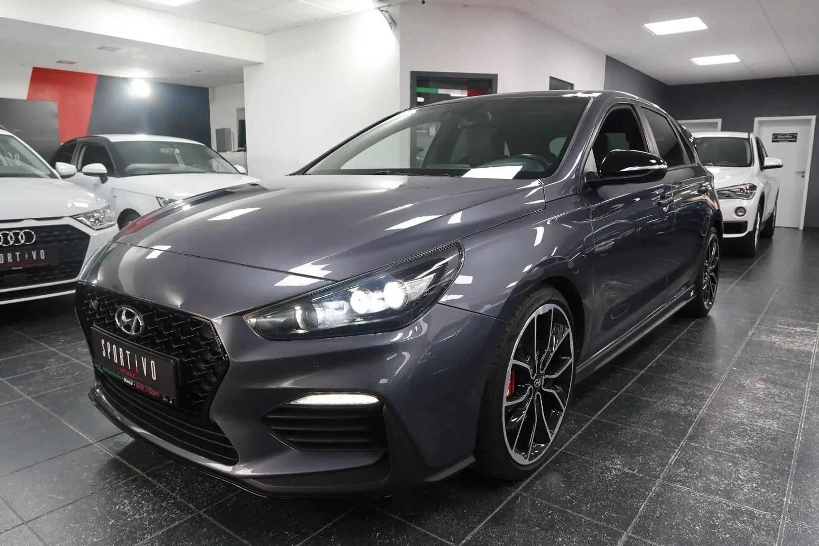 Hyundai i30 N Performance*LED*KAM*TEM*NAVI*CARPLAY*1HAND Grau - 1