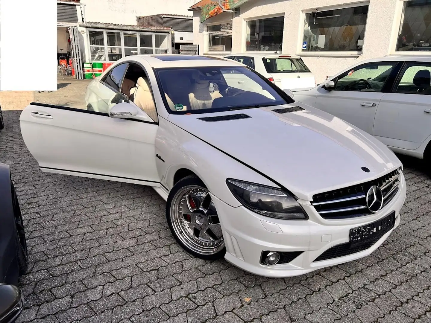 Mercedes-Benz CL 500 CL 500 AMG UMBAU 4Matic 7G-TRONIC TÜV 06.2027 Weiß - 1