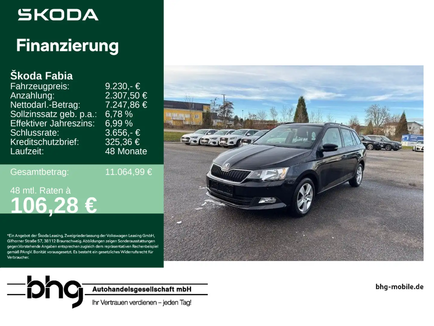 Skoda Fabia Combi 1.0 TSI Ambition Noir - 1