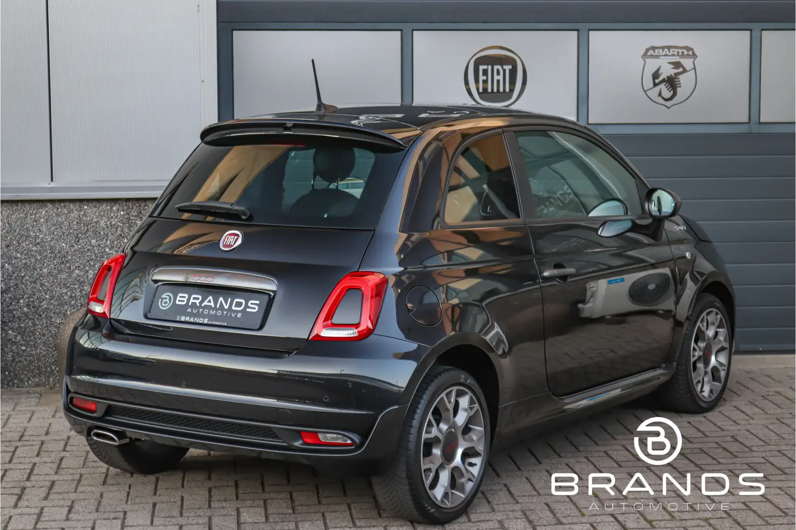 Fiat 500 1.0 Hybrid Sport 1e eig Vol opties Garantie Zwart - 2