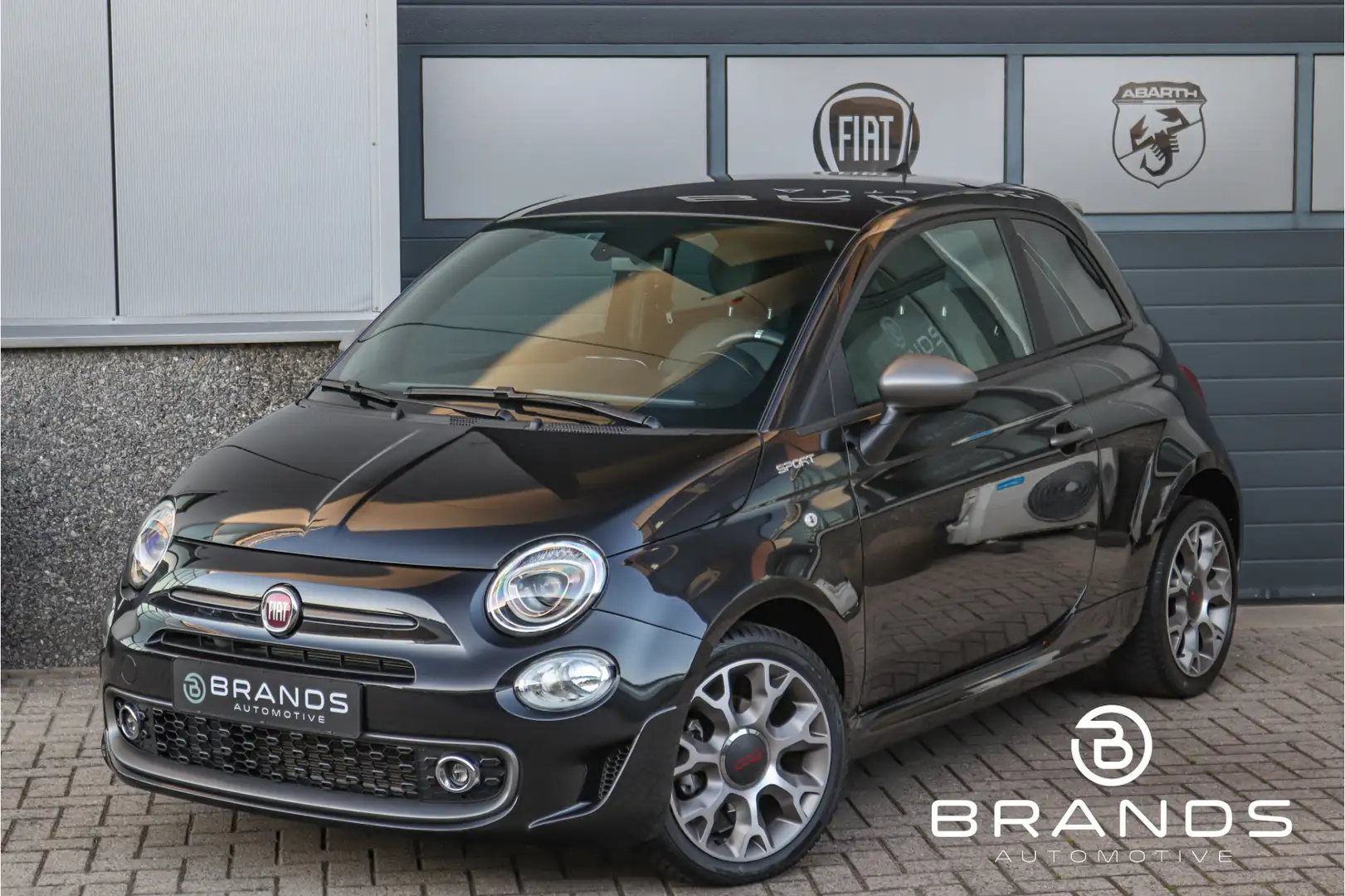 Fiat 500 1.0 Hybrid Sport 1e eig Vol opties Garantie Zwart - 1