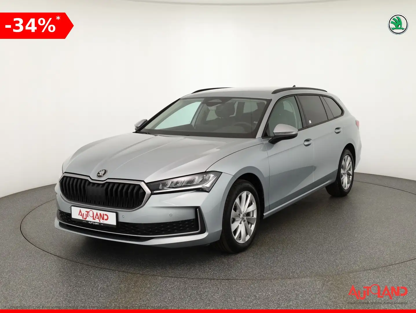 Skoda Superb Combi 2.0 TDI DSG LED ACC Navi Kamera Silber - 1