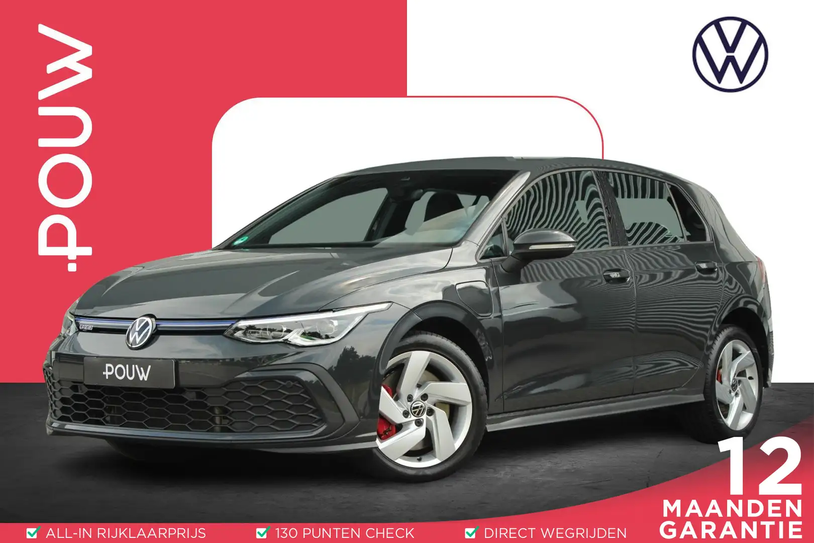 Volkswagen Golf GTE 1.4 TSI 245pk DSG | SoH 98% | Navigatie | Apple Ca Gris - 1