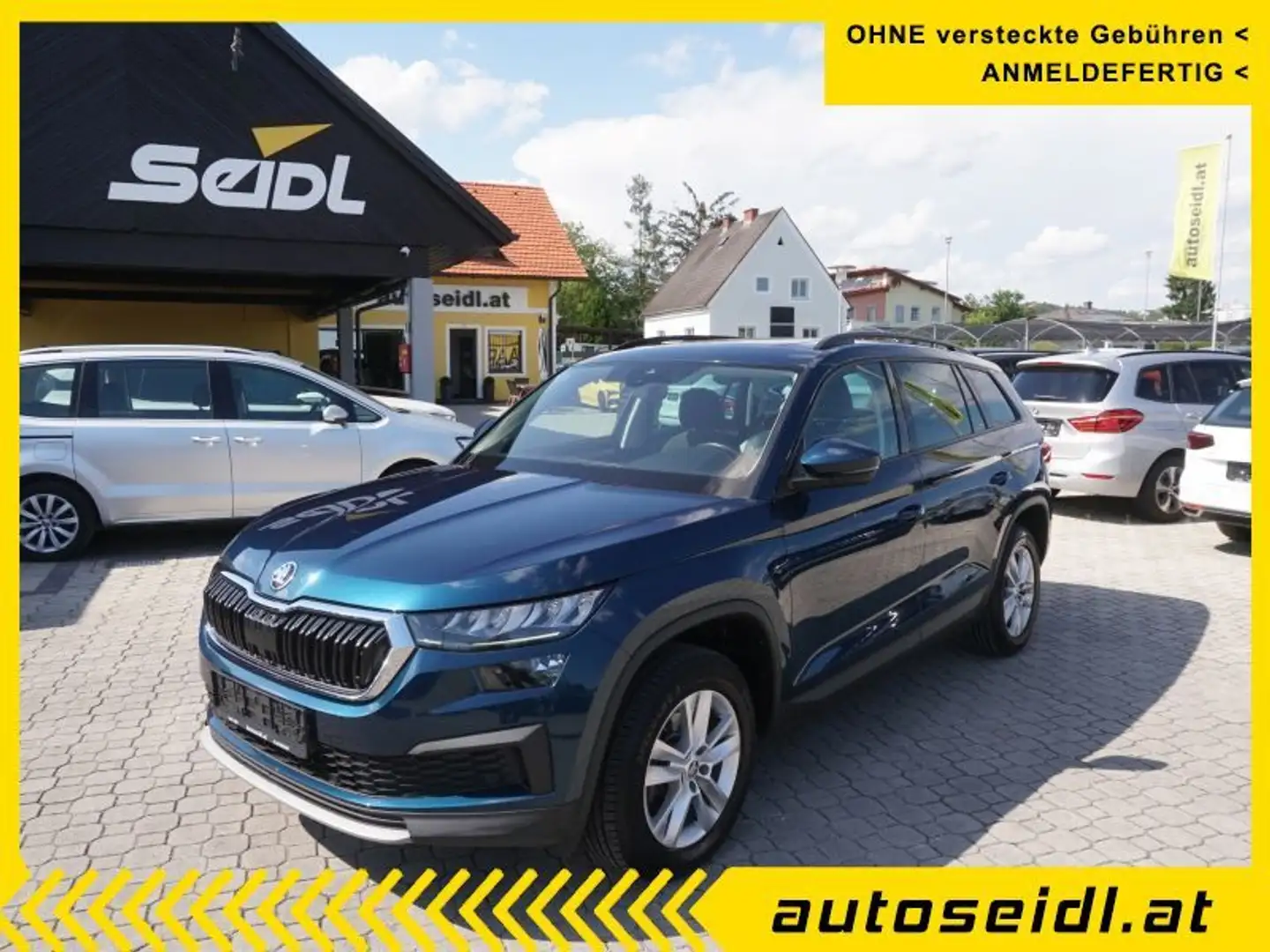 Skoda Kodiaq 2,0 TDI SCR 4x4 Ambition DSG *VIRTUAL+PANORAMA* Blau - 1