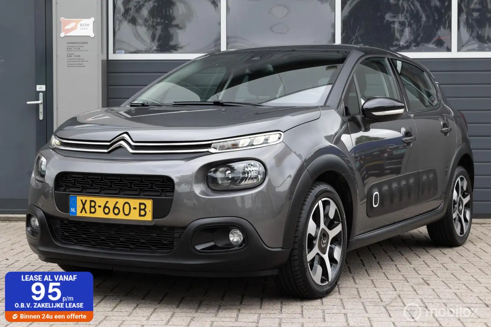 Citroen C3 1.5 BlueHDi S&S Shine camera navi pdc INCL BTW Gris - 1