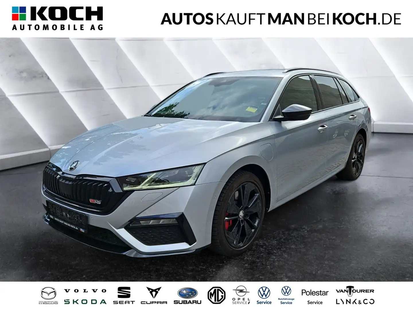 Skoda Octavia Combi 1.4TSI iV RS DSG NAVI ACC LED Klima Silber - 1