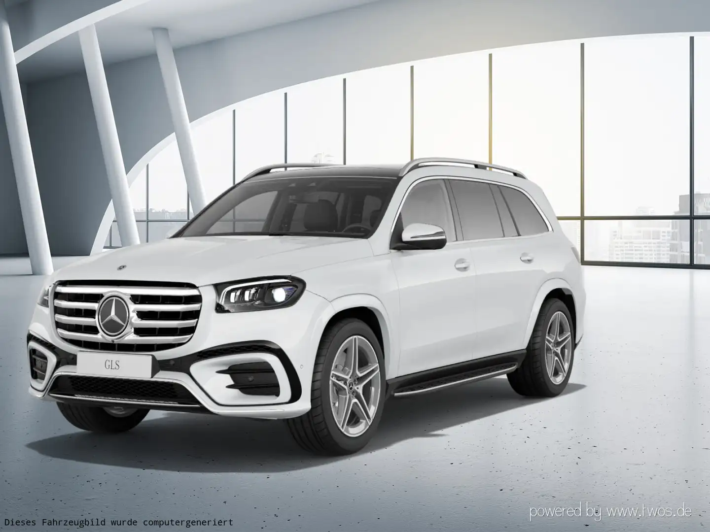 Mercedes-Benz GLS 450 GLS 450 d 4MATIC  AMG Line Navi/Pano.-Dach/Styling Bianco - 2