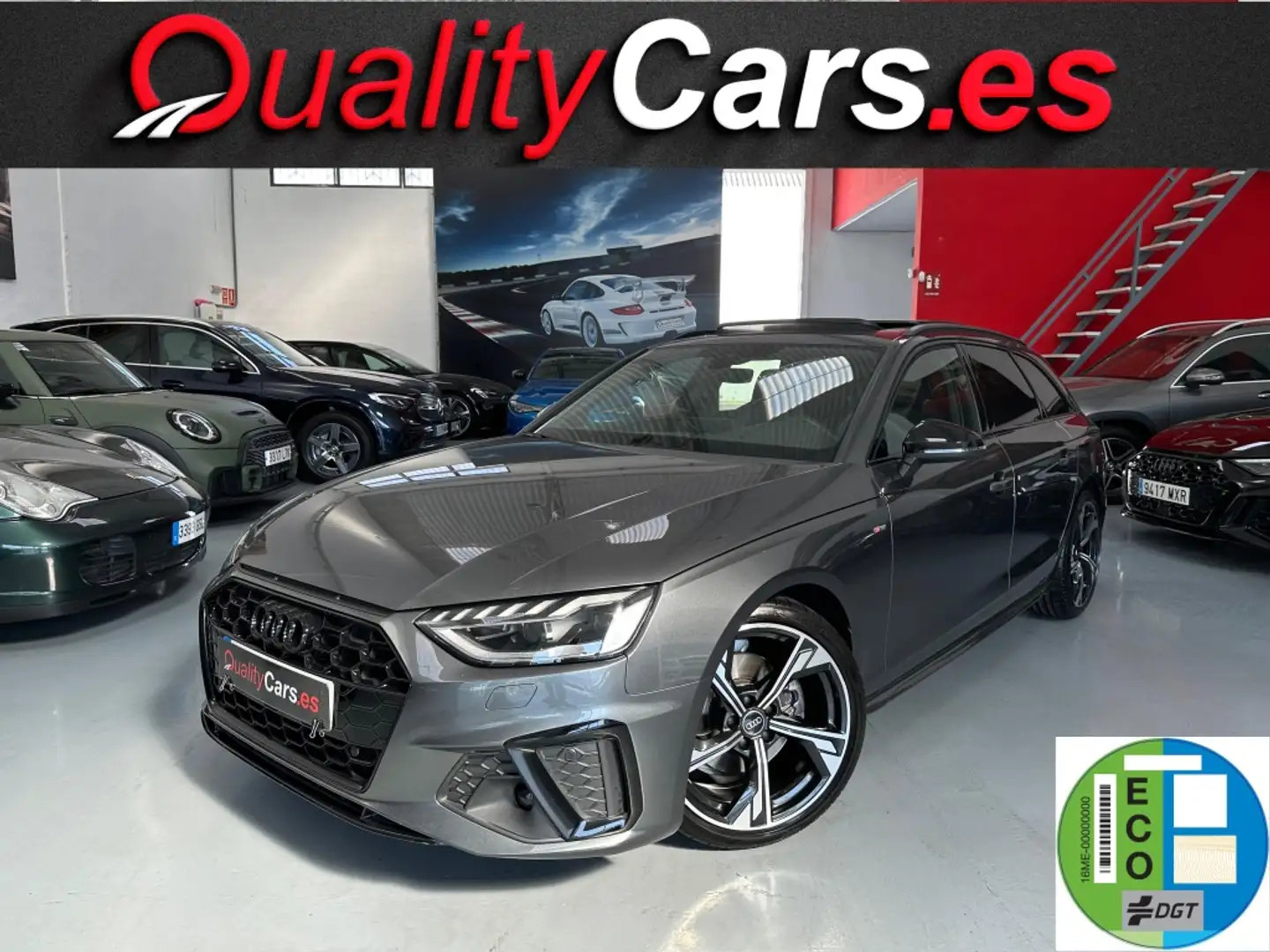 Audi A4 Avant 35 TDI Black Limited S tronic 120kW Gris - 1