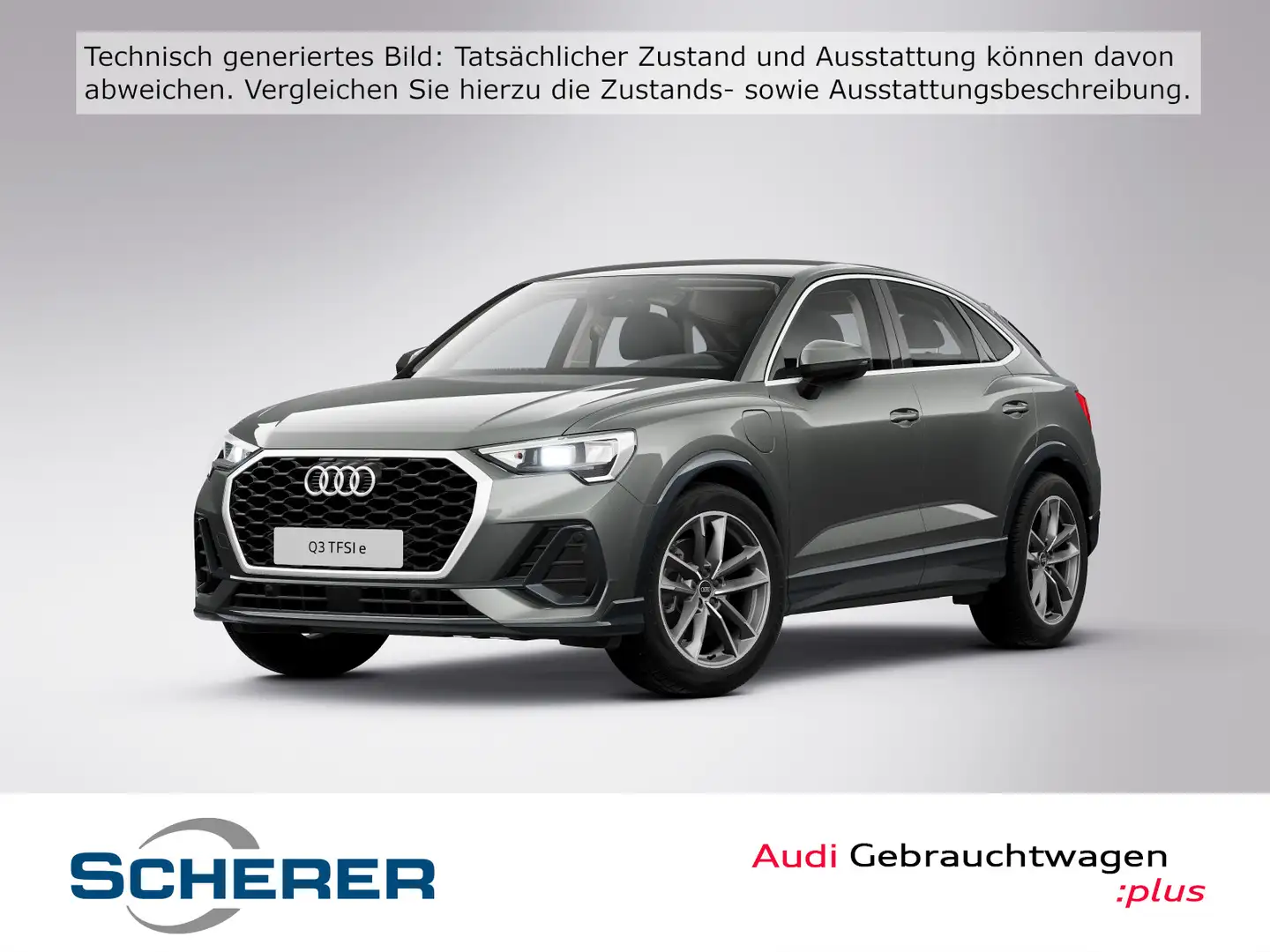 Audi Q3 45 1.4 TFSIe KAM NAV SHZ 19Zoll LED Grau - 1